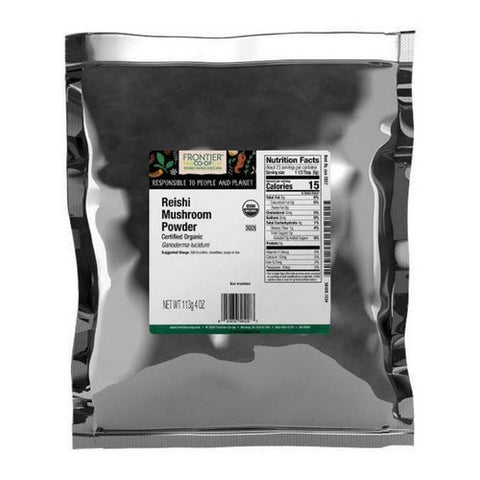 Frontier Co-op, Frontier Coop Organic Reishi Mushroom Powder, 0.25 Lb