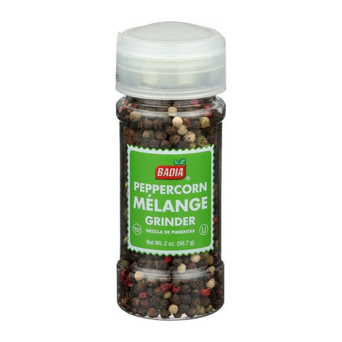 Badia, Peppercorn Melange In Grinder, 2 Oz (Case Of 8)