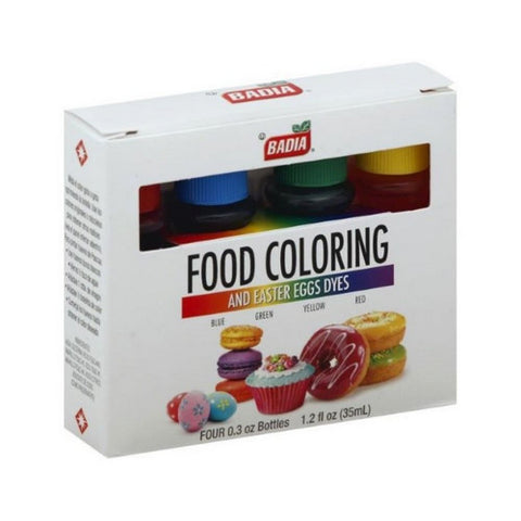 Badia, Food Coloring, 1.2 Oz (Case Of 12)