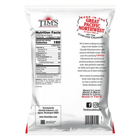 Tim'S, Party Size Original Extra Thick And Crunchy Potato Chips, 13 Oz (Case Of 10)
