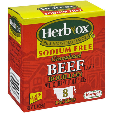 Herb Ox, Boullion Beef Low Sodium, 1.1 Oz (Case Of 12)