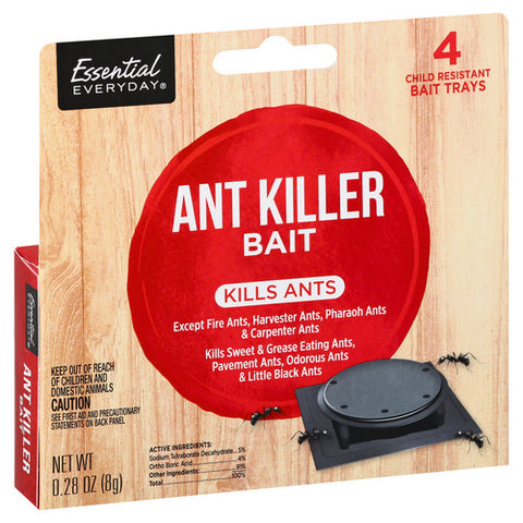 Essential Everyday, Ant Killer Bait Trays, 4 Count (Case Of 24)