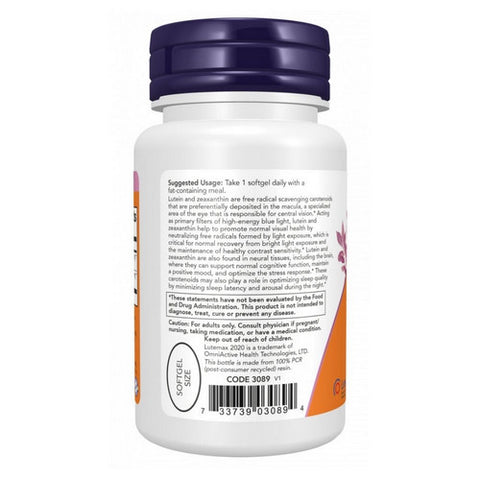 Now Foods, Lutein And Zeaxanthin, 120 Softgels