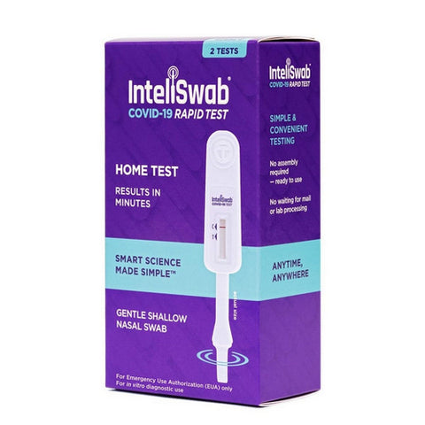 InteliSwab Covid-19 Rapid Test 2 Count by Orasure Technologies