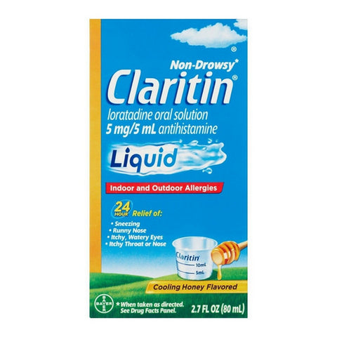 Liquid Non-Drowsy Honey Flavored 2.7 Oz by Claritin