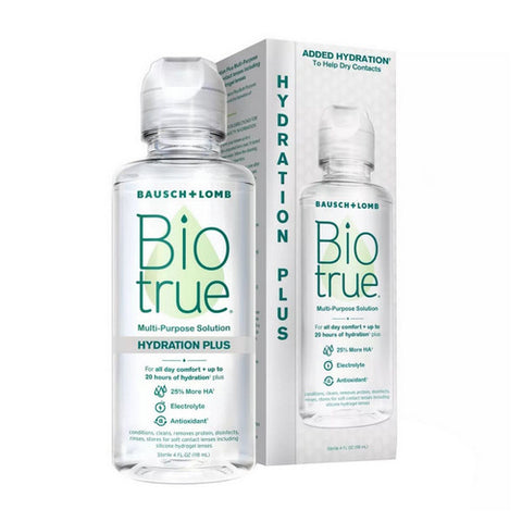 Hydration Plus Contact Lens Solution 4 Oz by Biotrue