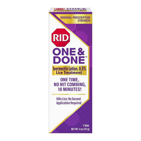 One & Done Just One Application Head Lice Treatment 4 Oz by Rid