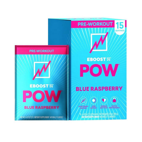 Pre Workout Powder Blue Raspberry 6.34 Oz by Eboost