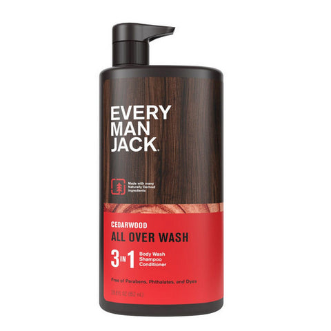 3-in-1 All Over Wash Cedarwood 32 Oz by Every Man Jack