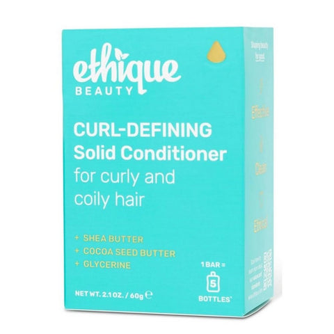 Curl Defining Solid Conditioner Bar For Curly And Coily Hair 2.1 Oz by Ethique