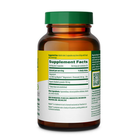 MegaFood, Magnesium L Threonate, 90 Caps