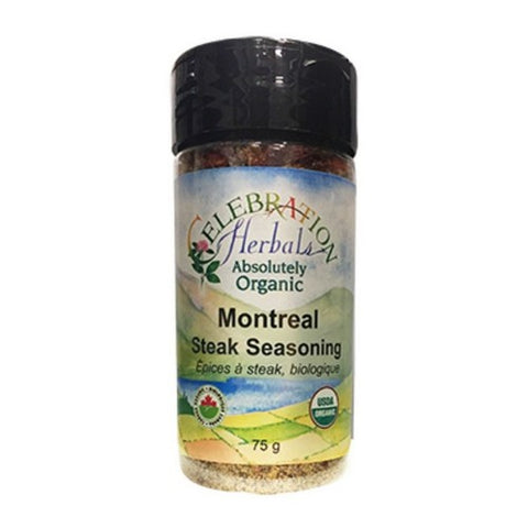 Organic Montreal Steak Seasoning 2.65 Oz by Celebration Herbals