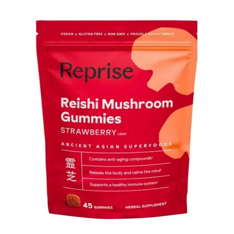 Reishi Mushroom Gummies Strawberry 45 Count by Reprise