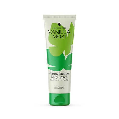 Natural Outdoor Body Cream Vanilla Spearmint 2 Oz by Vanilla Mozi