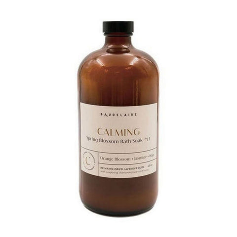 Calming Spring Blossom Bath Soak 40 Oz by Baudelaire