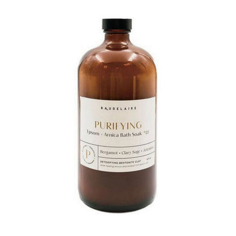 Purifying Epsom + Arnica Bath Soak 40 Oz by Baudelaire