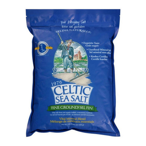 Fine Ground Classic Celtic Sea Salt 5 Lbs by Celtic Sea Salt