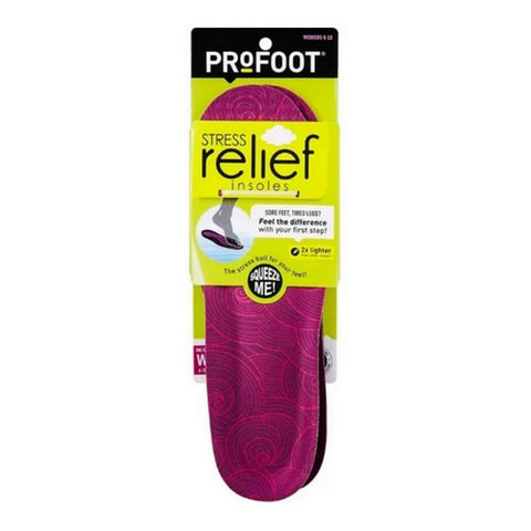 Stress Relief Insole Women 6-10 1 Pair by Profoot