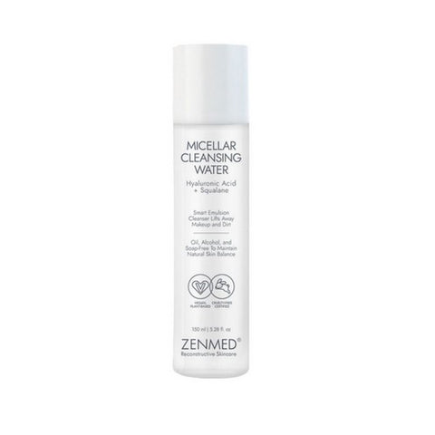 Micellar Hyaluronic Acid Plus Squalane Cleansing Water 5.28 Oz by ZenMed
