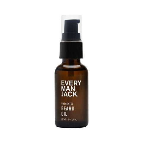 Every Man Jack, Beard Oil Unscented, 1 Oz Every Man Jack