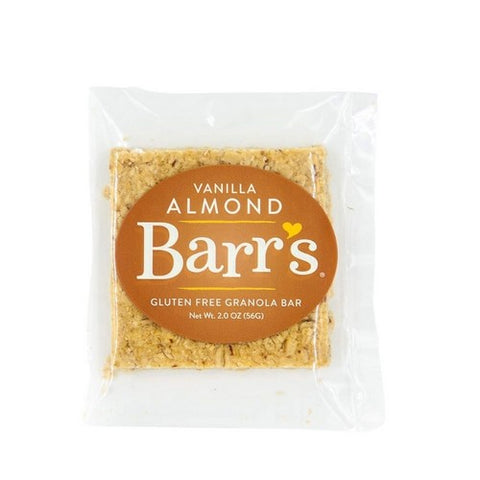 Vanilla Almond Granola Bar Box Of 12 by Mrs. Barrs Natural Foods
