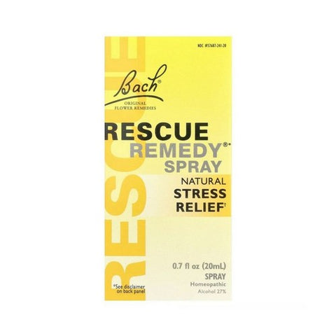 Bach, Rescue Remedy Natural Stress Relief Spray, 20 ML