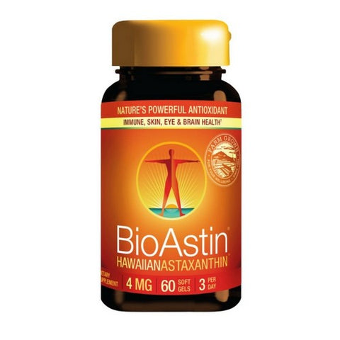 Nutrex Hawaii, BioAstin (Astaxanthin), 4 mg, 60 Caps