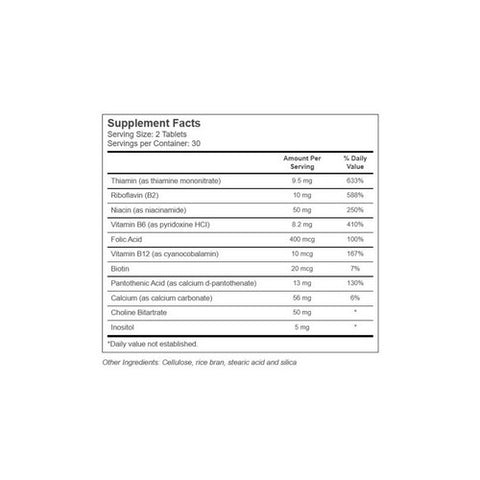 Thompson, Vitamin B Complex With Rice Bran, 60 Tablets