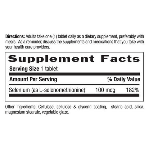 Country Life, Selenium Yeast Free, 100 MCG, 180 Tabs