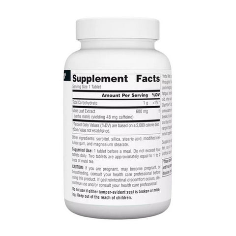 Source Naturals, Yerba Mate, 600 mg, 90 Tabs