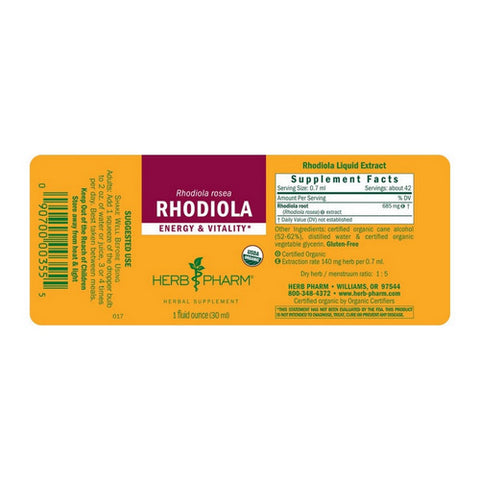 Herb Pharm, Rhodiola, 1 oz
