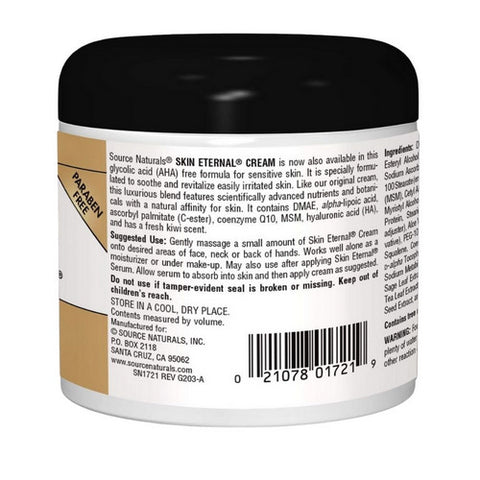 Source Naturals, Skin Eternal Cream, for Sensitive Skin 4 oz
