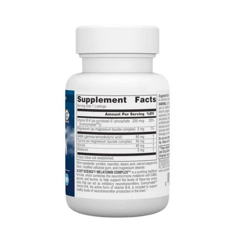 Source Naturals, Melatonin Complex Peppermint, 3 mg, 50 Tabs Source Naturals