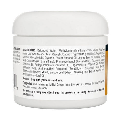 Source Naturals, MSM Joint Response Cream, 4 Oz