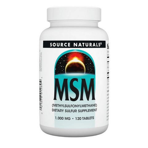 Source Naturals, MSM, 1000 MG, 120 Tabs