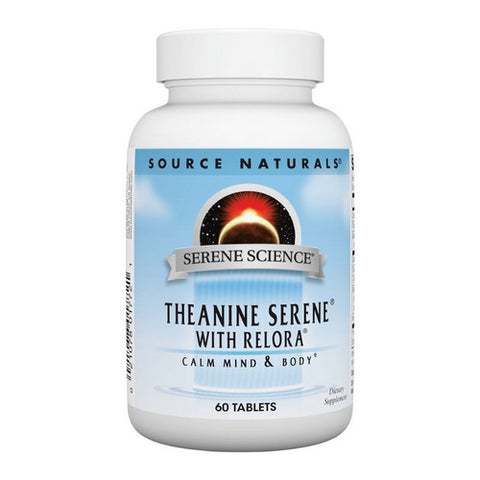 Source Naturals, Theanine Serine, W/relora 60 Tabs