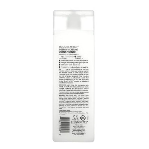 Giovanni Cosmetics, Conditioner Smooth As Silk, 8.5 OZ