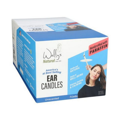 Wallys Natural Products, EAR CANDLE, HERBS PARAFFIN, 75pk