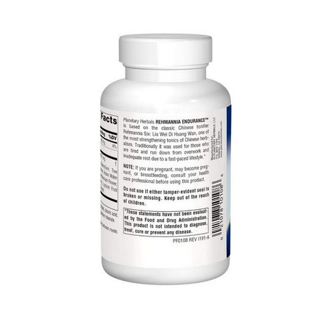 Planetary Herbals, Rehmannia Endurance, 150 Tabs