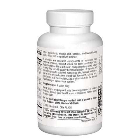 Source Naturals, B-125, 125 mg, 60 Tabs