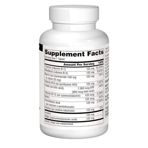 Source Naturals, B-125, 125 mg, 60 Tabs