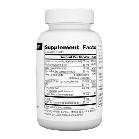 Source Naturals, B-50 Complex, 50 mg, 100 Tabs