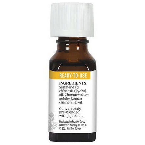Aura Cacia, Pure Essential Oil Roman Chamomile In Jojoba Oil, Roman Chamomile Jojoba, 0.5 Oz