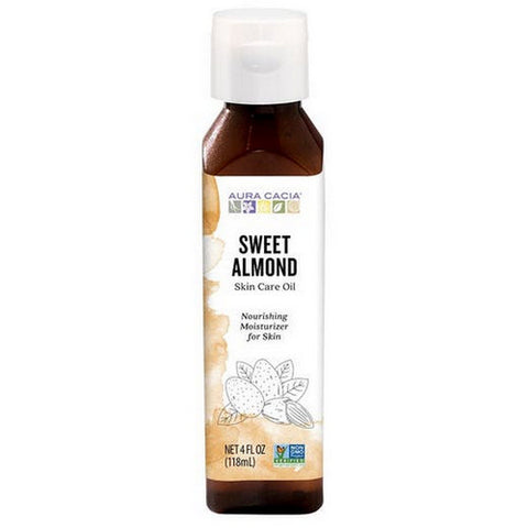 Aura Cacia, Pure Skin Care Oil, Sweet Almond 4 fl oz