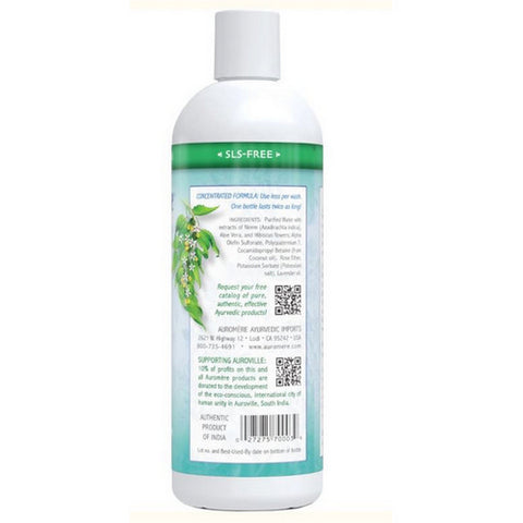 Auromere, Ayurvedic Shampoo  Aloe Vera-Neem, 16 oz
