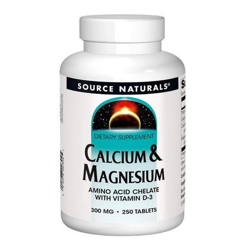 Source Naturals, Calcium and Magnesium, 300 mg, 240 Tabs
