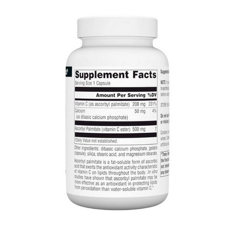 Source Naturals, Ascorbyl Palmitate, 500 mg, 90 Caps