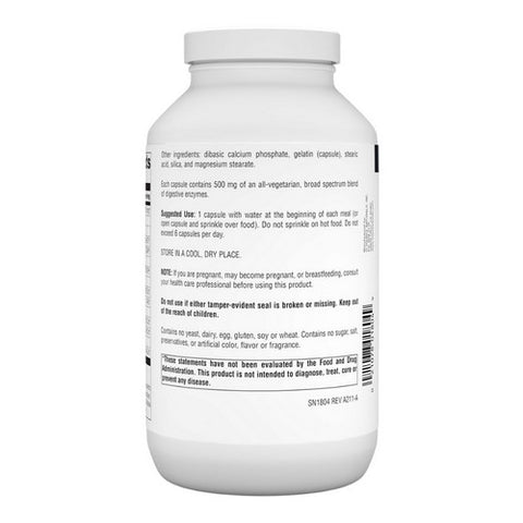 Source Naturals, Essential Enzymes, 500 mg, 360 Caps
