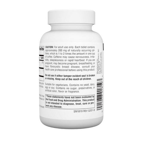 Source Naturals, Guarana Energizer, 60 Tabs