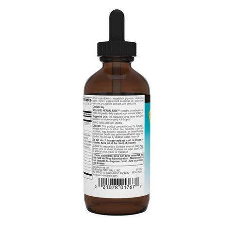 Source Naturals, Wellness Herbal Kids Liquid, 4 oz